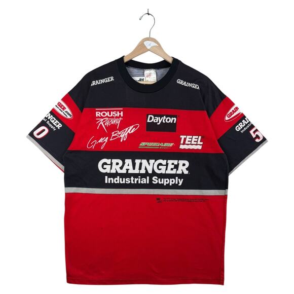 Vintage Roush Racing Greg Biffle #50 Grainger T-Shirt XXL - Picture 1 of 6